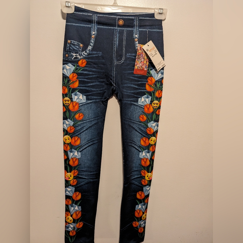 Girls Legging Emoji